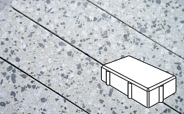 Плитка тротуарная Готика, City Granite FINERRO, Брусчатка В.2.П.8, Грис Парга, 200*100*80 мм