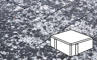Плитка тротуарная Готика, City Granite FINO, Квадрат, Диорит, 100*100*60 мм