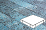 Плитка тротуарная Готика, City Granite FINO, Квадрат, Азул Бахия, 500*500*80 мм