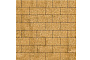 Плитка тротуарная SteinRus Прямоугольник Лайн В.6.П.8, Old-age, желтый, 200*100*80 мм