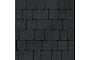 Плитка тротуарная SteinRus Инсбрук Альт А.1.Фсм.4, гладкая, черный, толщина 40 мм
