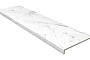 Ступень с прямым носиком Gres Aragon Marble Carrara Blanco 1497*315*14 мм