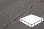 Плитка тротуарная Готика Profi, Квадрат, темно-серый, частичный прокрас, с/ц, 500*500*100 мм