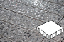 Плитка тротуарная Готика, Granite FINO, Квадрат, Галенит, 300*300*80 мм