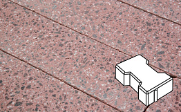Плитка тротуарная Готика, Granite FINO, Катушка, Ладожский, 200*165*60 мм