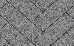 Плитка тротуарная Прямоугольник (Ла-Линия) В.5.П.10 Гранит + серый с черным 600*300*100 мм