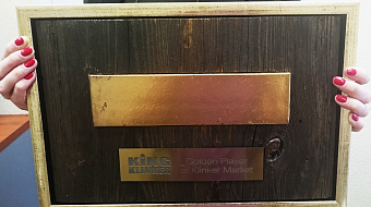 Компания Славдом награждена золотой плиткой King Klinker