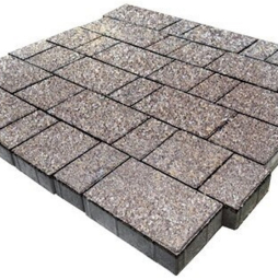 Плитка тротуарная SteinRus Bergamo А.6.Псм.4 Backwash, Валдай, толщина 40 мм