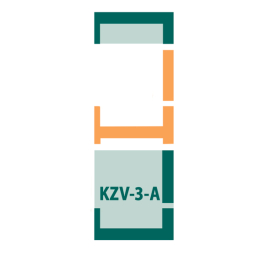 Часть комбинированного оклада FAKRO KZV-3-A для профилированных кровельных покрытий, 660*980 мм
