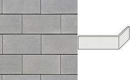 Угловой декоративный кирпич для навесных вентилируемых фасадов правый White Hills Тиволи цвет F552-85