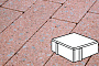 Плита тротуарная Готика Granite FINERRO, квадрат, Травертин 100*100*80 мм