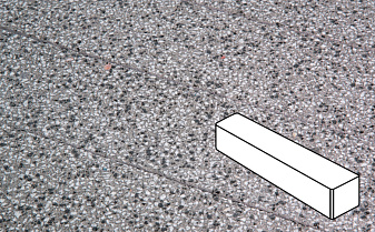 Плитка тротуарная Готика, City Granite FINERRO, Ригель, Белла Уайт, 360*80*100 мм
