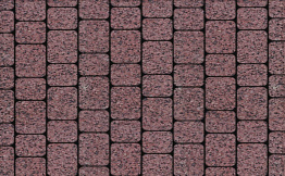 Плитка тротуарная Классико Б.1.КО.6 М Гранит+ красный с черным