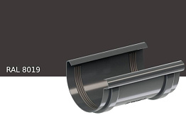 Соединитель желоба KROP PVC для системы D 130/90 мм, RAL 8019