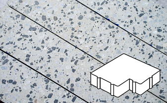 Плитка тротуарная Готика, Granite FINO, Калипсо, Грис Парга, 200*200*60 мм