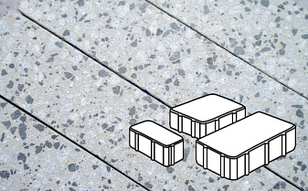 Плитка тротуарная Готика Granite FINERRO, Новый Город, Грис Парга 260/160/100*160*80 мм
