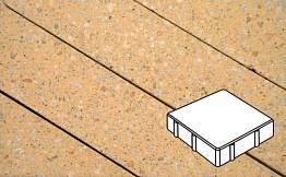 Плита тротуарная Готика Granite FINERRO, квадрат, Павловское 150*150*80 мм