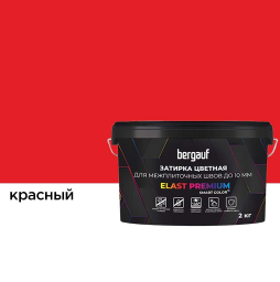 Затирка для швов Bergauf ELAST PREMIUM красный, 2 кг