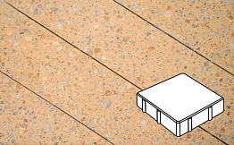 Плитка тротуарная Готика, Granite FINO, Квадрат, Павловское, 150*150*80 мм