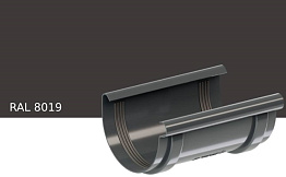 Соединитель желоба KROP PVC для системы D 75/63 мм, RAL 8019