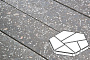 Плитка тротуарная Готика, City Granite FINO, Полигональ, Ильменит, 893*780*80 мм