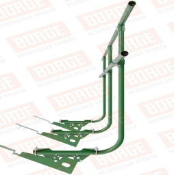 Кровельное ограждение Borge для черепичной кровли оцинкованное RAL 6002, 300*120 см