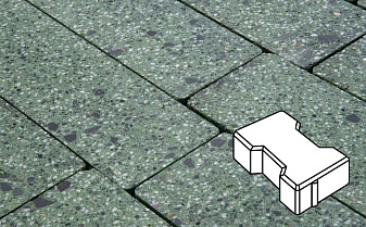 Плитка тротуарная Готика, Granite FINO, Катушка, Порфир, 200*165*60 мм