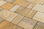 Плитка тротуарная BRAER Старый город Ландхаус Color Mix Песчаник, толщина 80 мм