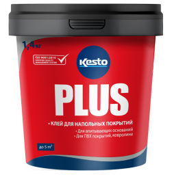Клей Kesto Plus для напольных покрытий, 1,4 кг