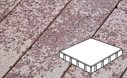 Плитка тротуарная Готика, City Granite FINERRO, Квадрат, Сансет, 400*400*80 мм