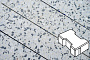 Плитка тротуарная Готика, City Granite FINO, Катушка, Грис Парга, 200*165*60 мм