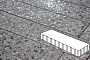 Плитка тротуарная Готика, City Granite FINO, Плита, Галенит, 500*125*100 мм