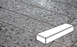 Плитка тротуарная Готика, City Granite FINO, Паркет, Галенит, 300*100*80 мм