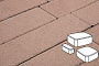 Плитка тротуарная Готика Profi, Классика, коричневый, полный прокрас, б/ц, толщина 80 мм, комплект 3 шт
