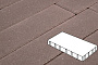 Плитка тротуарная Готика Profi, Плита, коричневый, частичный прокрас, с/ц, 600*200*60 мм