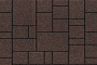 Плитка тротуарная Мюнхен Б.2.Ф.6см гранит коричневый