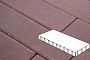Плитка тротуарная Готика Profi, Плита, темно-коричневый, частичный прокрас, с/ц, 800*400*100 мм