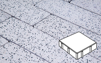 Плитка тротуарная Готика, Granite FINO, Квадрат, Покостовский, 150*150*60 мм