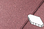 Плитка тротуарная Готика Profi, Зарядье без фаски, красный, частичный прокрас, с/ц, 600*400*100 мм