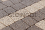 Плитка тротуарная Steingot Премиум, Классика Арко, дробеструйная обработка, Caramello, толщина 60 мм