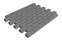 Плитка тротуарная SteinRus Прямоугольник Б.6.П.6, гладкая, серый, 200*100*60 мм
