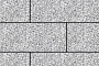 Плитка тротуарная Паркет Б.6.П.8 Стоунмикс бело-чёрный 600*200*80 мм