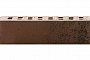 Кирпич клинкерный ЛСР Гардюр коричневый с черной посыпкой гладкий 250*85*65 мм