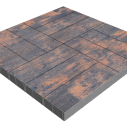 Плитка тротуарная SteinRus Гранада Б.7.П.8, Native, Айвори, 600*200*80 мм