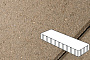 Плитка тротуарная Готика Profi, Плита, желтый, частичный прокрас, с/ц, 500*125*100 мм