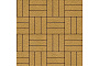 Плитка тротуарная SteinRus Паркет Б.2.П.6, Old-age, желтый, 210*70*60 мм