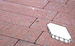 Плитка тротуарная Готика, Granite FINO, Зарядье без фаски, Травертин, 600*400*100 мм
