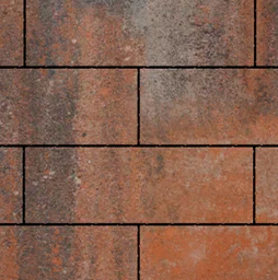 Плитка тротуарная SteinRus, Аликанте Б.2.П.8, гладкая, ColorMix Рей, 900*300*120 мм