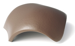 Вальмовая цементно-песчаная черепица BRAAS Франкфуртская, коричневая