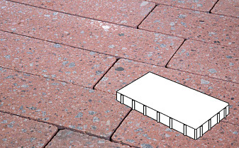 Плитка тротуарная Готика, Granite FINO, Плита, Травертин, 600*200*60 мм